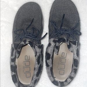 Nearly brand new grey hey dudes